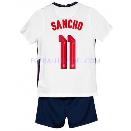 Barn Fotballdrakter England Sancho 11 Hjemme Euro 2020 Kortermet